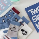 Colorful Kids Cotton Socks, Different Patterns - 10 Pairs