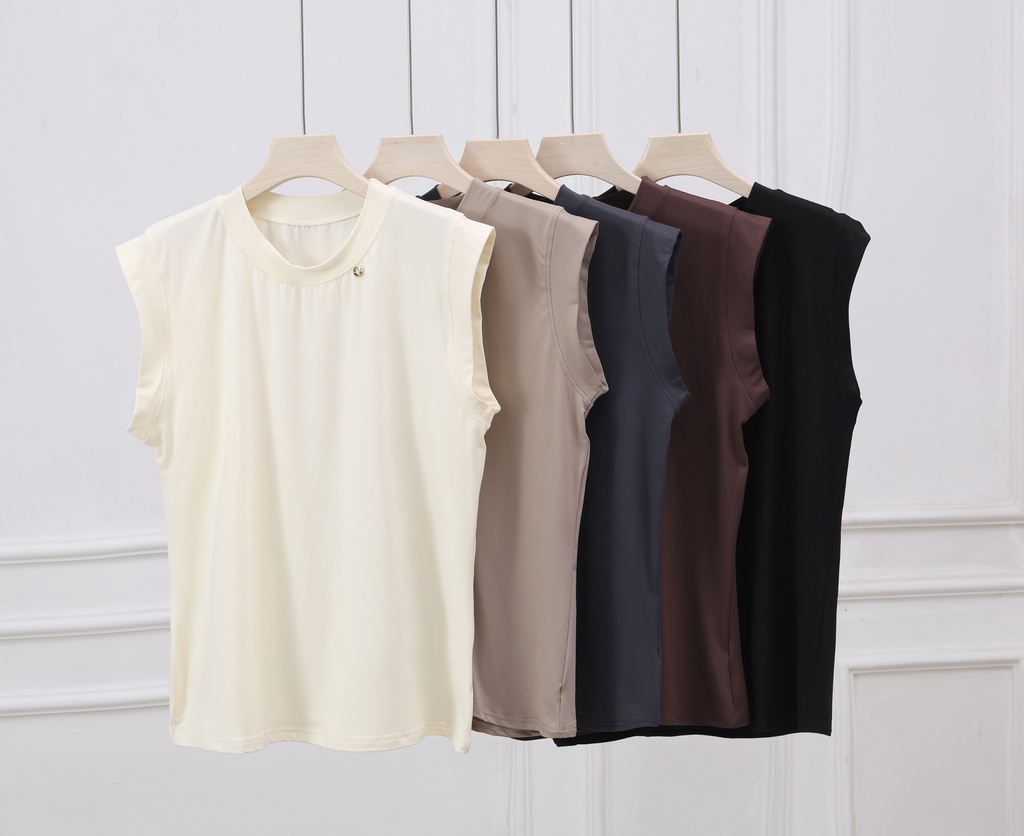 Sleeveless Cotton Modal Tank Top 