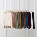 Full Sleeve Cotton Modal Round Neck T-Shirt 
