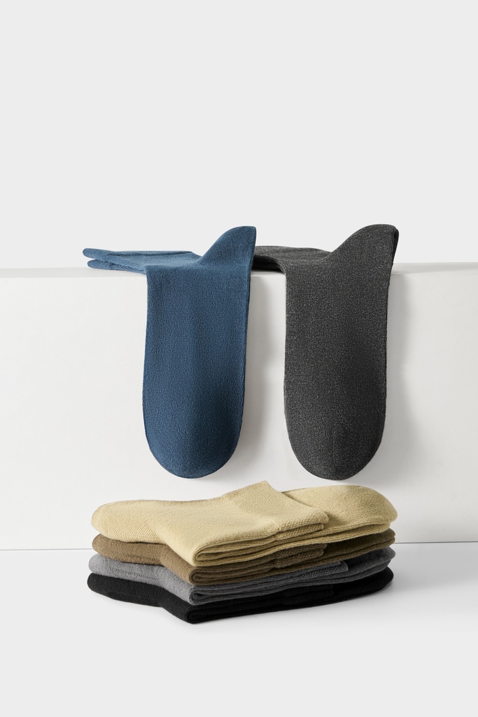 "Seamless Cotton" Ankle Men Socks - 6 Pairs