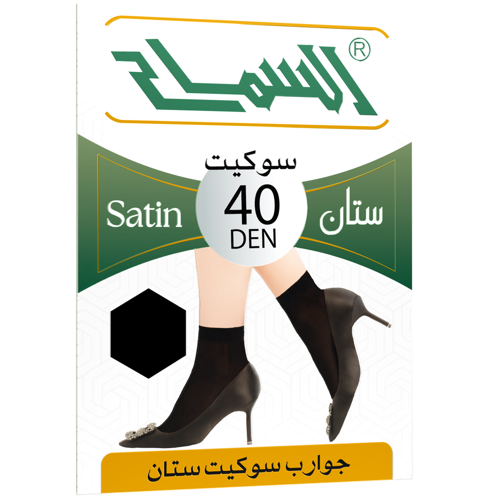 "Satin" Ankle-Short Socks 40 Den 
