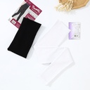 "Trademark" Footless Cotton Modal Ribbed Tights 