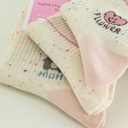 Low-Cut Patterned Women's Cotton Seamless Socks - Set of 5 Pairs