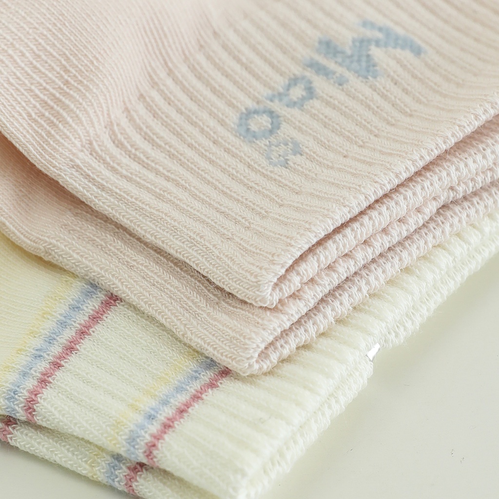 Low-Cut Patterned Women's Cotton Seamless Socks - Set of 5 Pairs