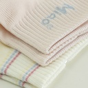 Low-Cut Patterned Women's Cotton Seamless Socks - Set of 5 Pairs