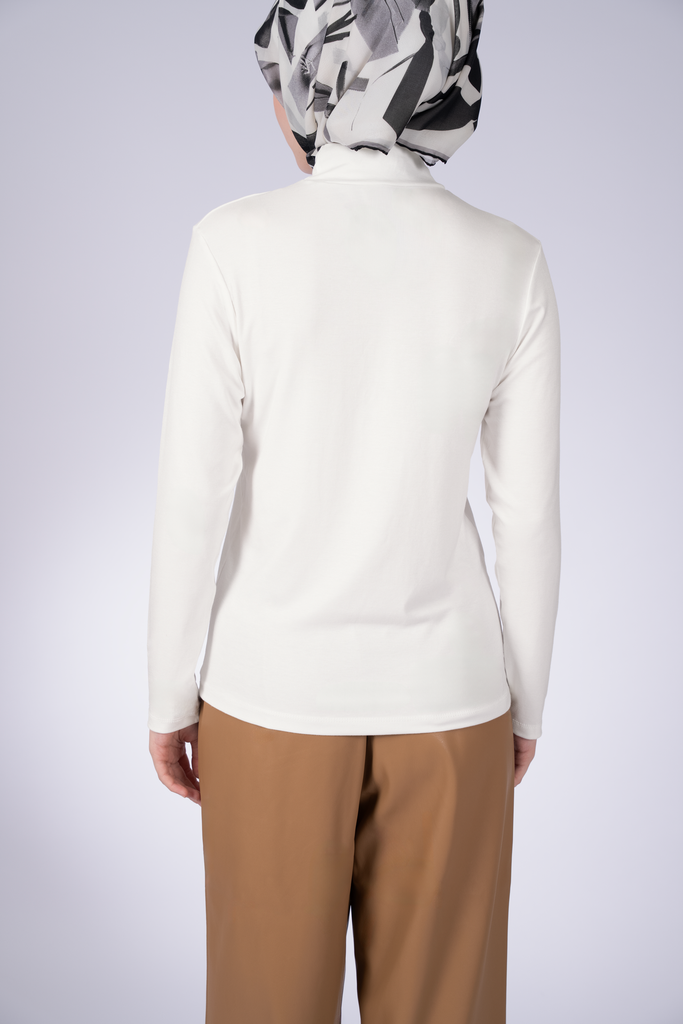 Women's Highneck Top Long Sleeve