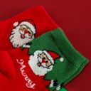 Cotton Christmas Socks for Kids - Set of 5 Pairs