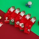 Cotton Christmas Socks for Kids - Set of 5 Pairs