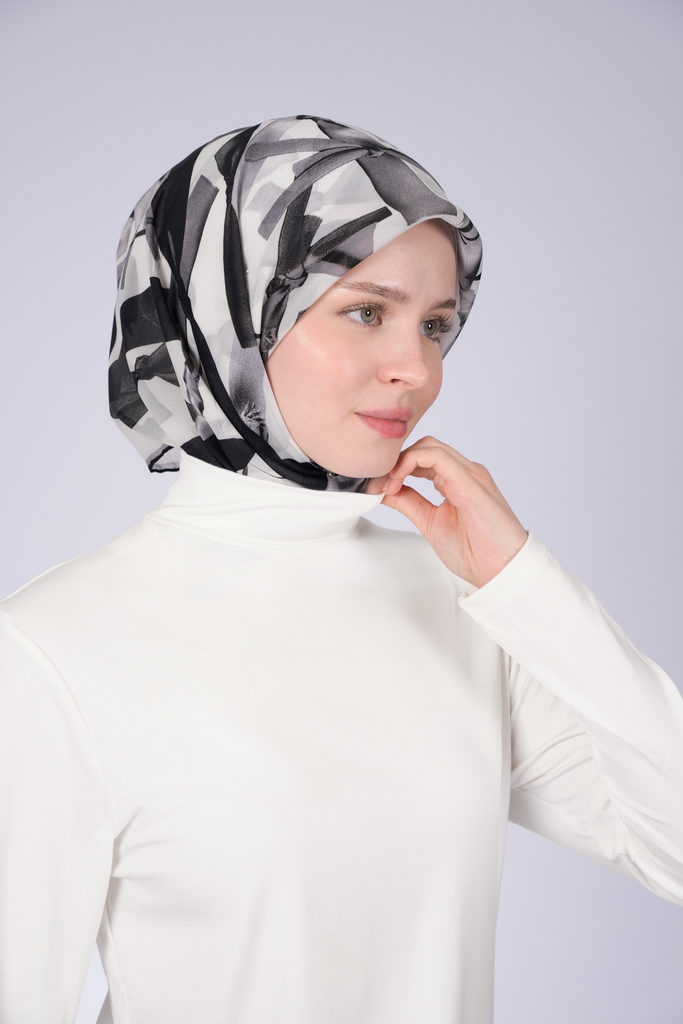 Women's High Neck Top Long Sleeve