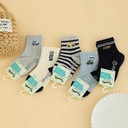 Cashmere Wool Anti-Slip High Ankle Socks for Babies - Set of 5 Pairs