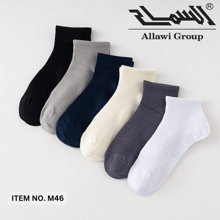 [M46] جوارب رجالي قدم قطن معطرة - علبة 6  زوج
