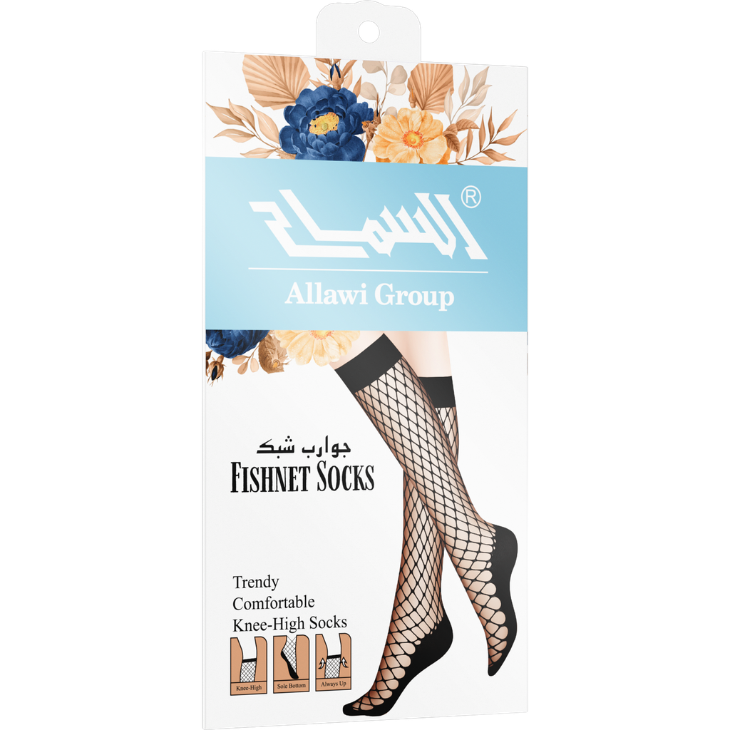 [HP100.1] Knee-High Fishnet Socks (Pattern 1)