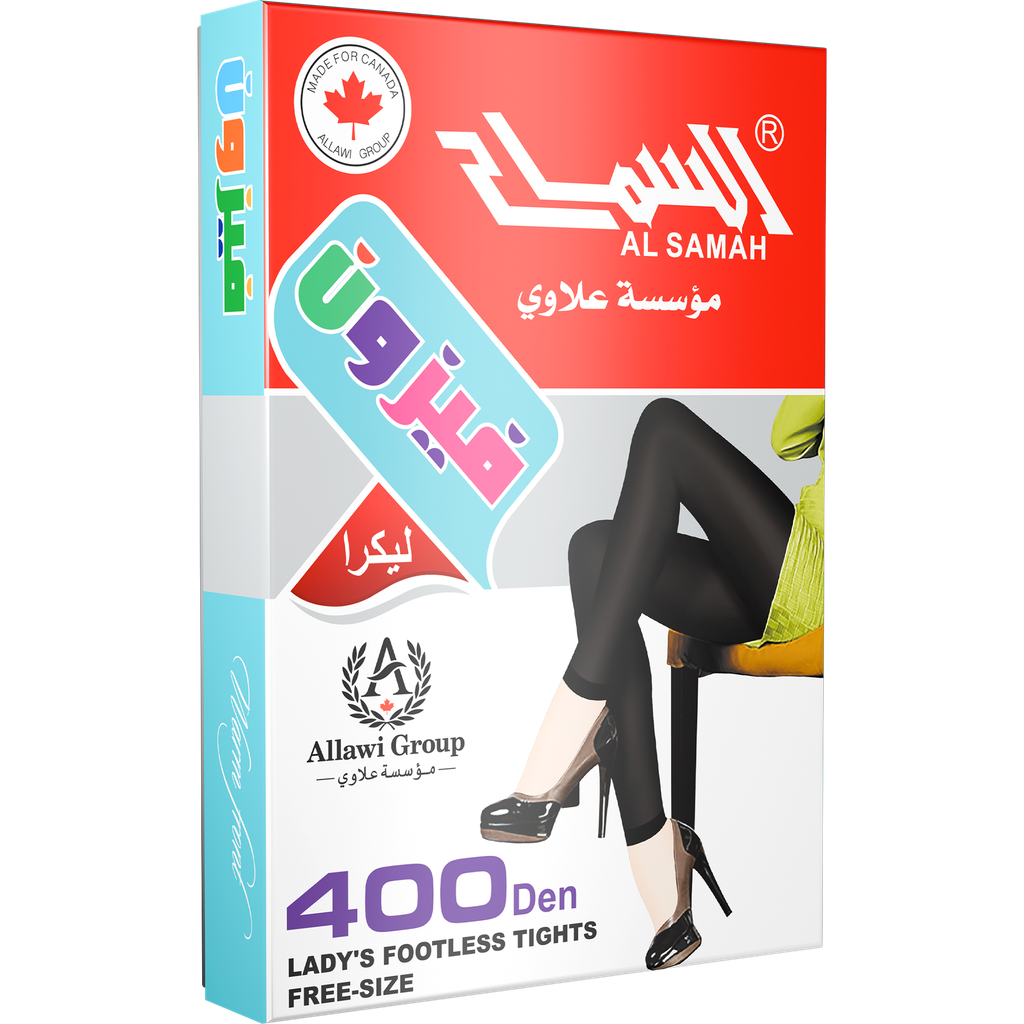 Lady's Footless Tights Opaque 400 Den