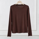 Full Sleeve Cotton Modal Round Neck T-Shirt 