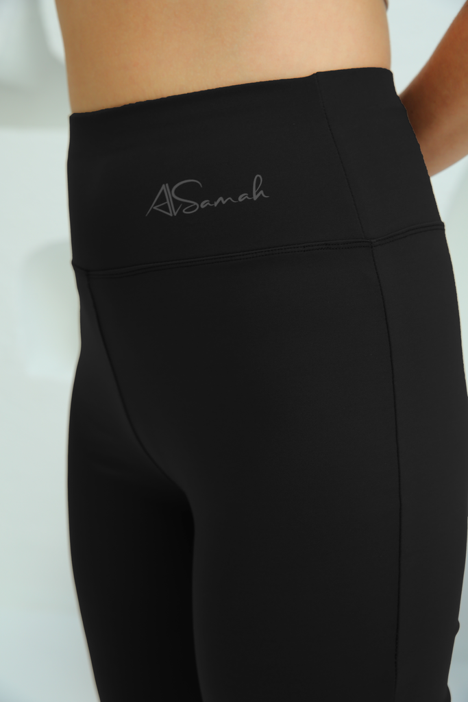 [LG705-Black/XL] "YOGO Pants" Flare Leggings (XL, Black)