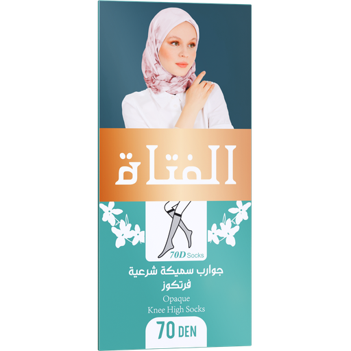 جوارب "الفتاة" سميكة حتى الركبة 70 دن