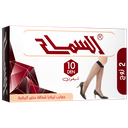 جوارب "شيفون" 10 دنير حتى الركبه - علبة اقتصادية 24 زوج